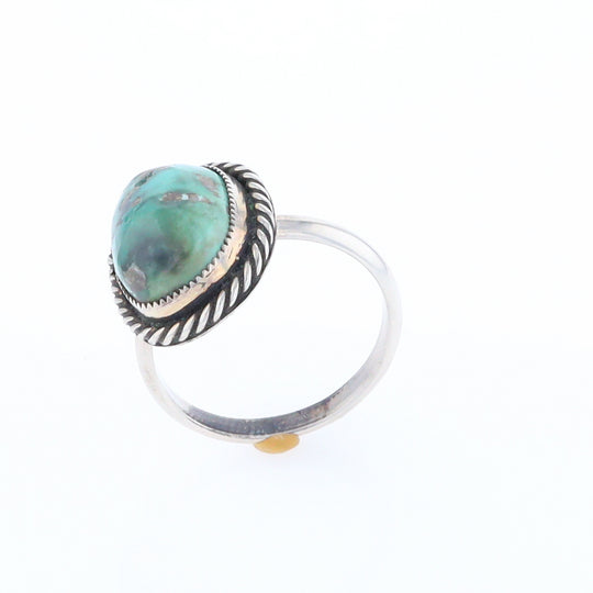 Bezel Set Turquoise Ring