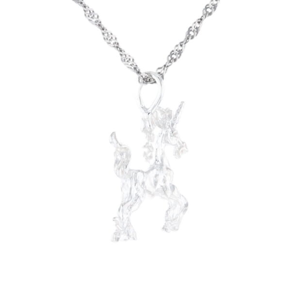 Silver Unicorn Pendant