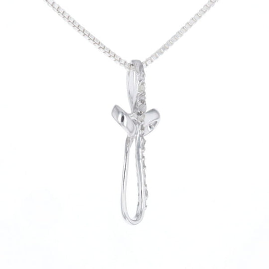 Open Loop Cross Necklace