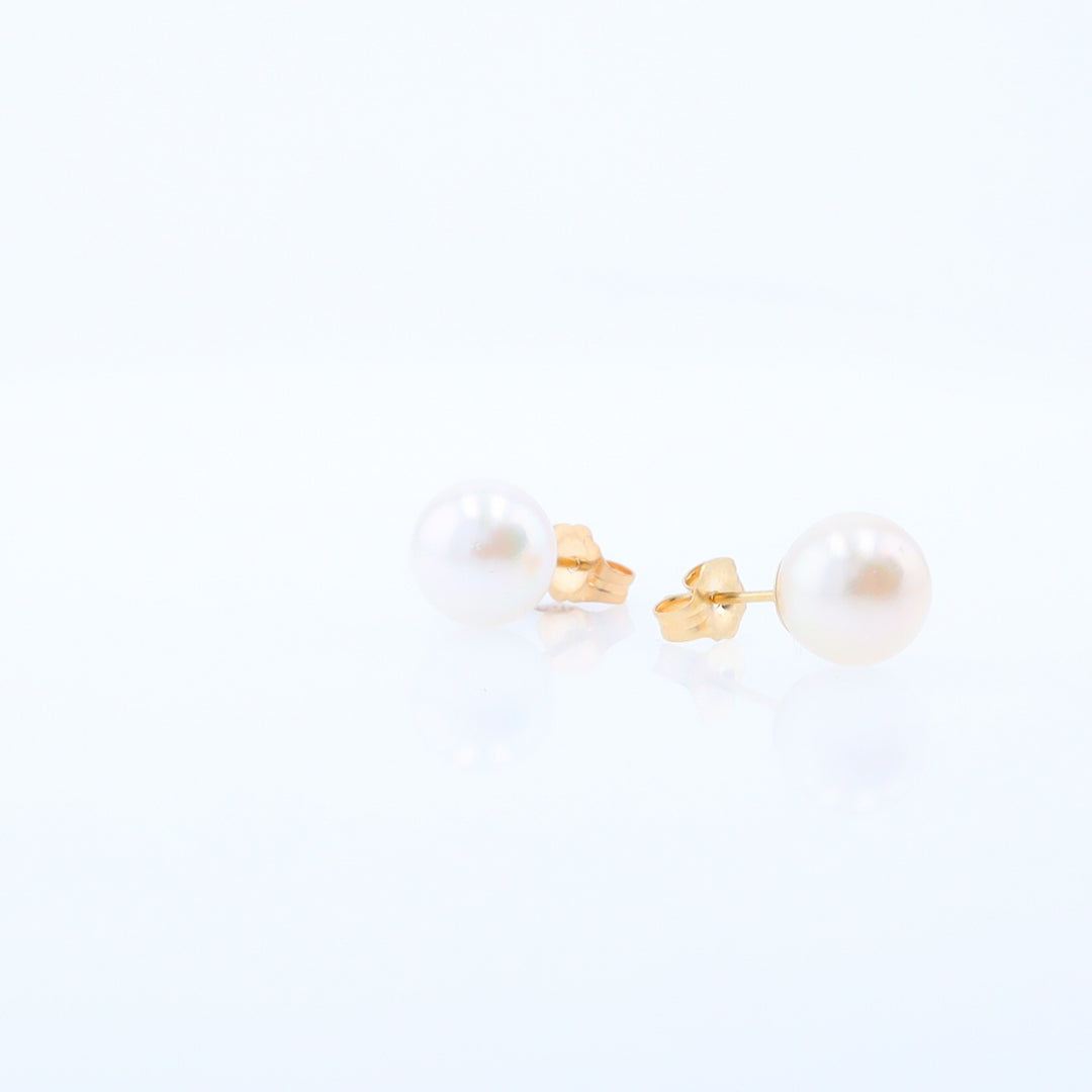 Pearl Stud Earrings