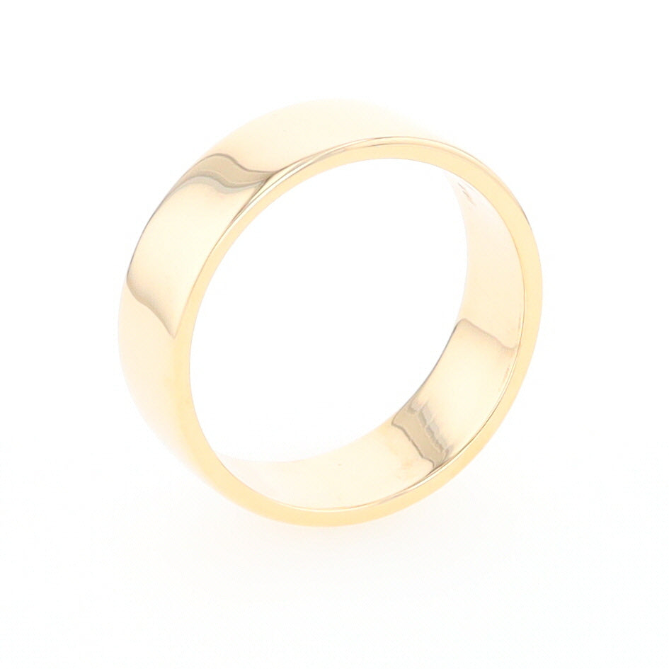 Men's Plain Gold Wedding Band