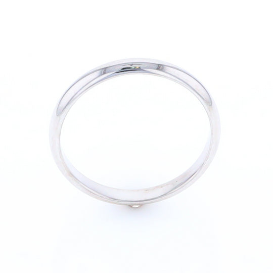 White Gold Standard Fit Wedding Band