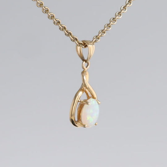 Swirl Opal Pendant
