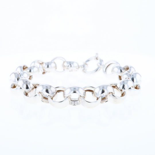 Silver Rolo Link Bracelet