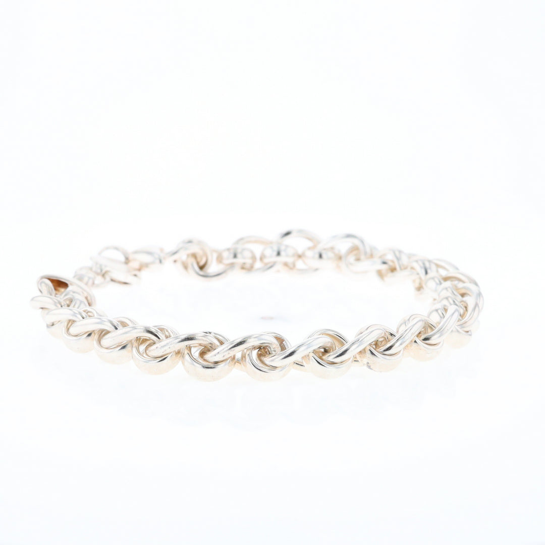 Sterling Silver Round Link Bracelet