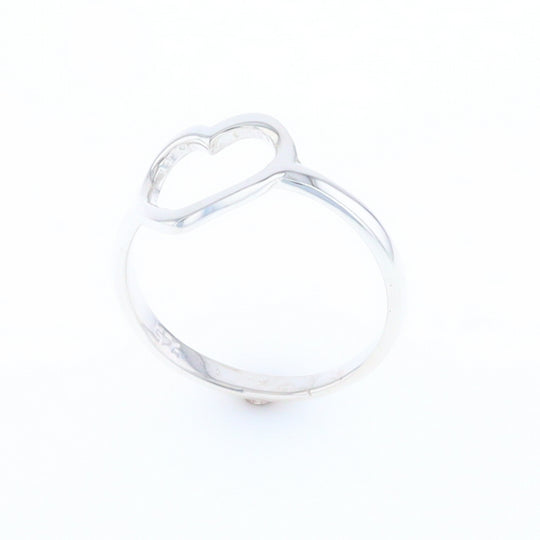 Sterling Silver Open Heart Ring