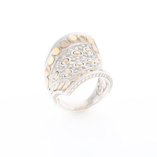 John Hardy Two-Tone Curved Ring