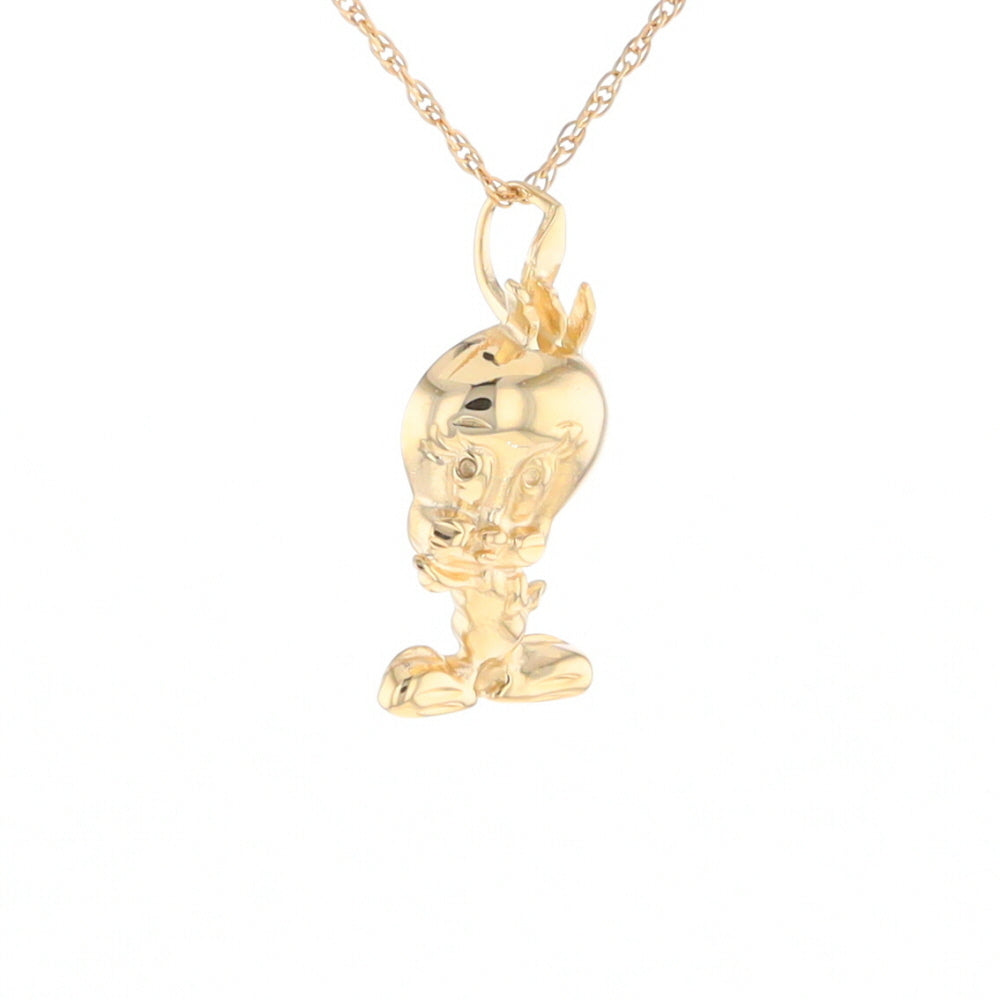 Gold Tweety Bird Pendant