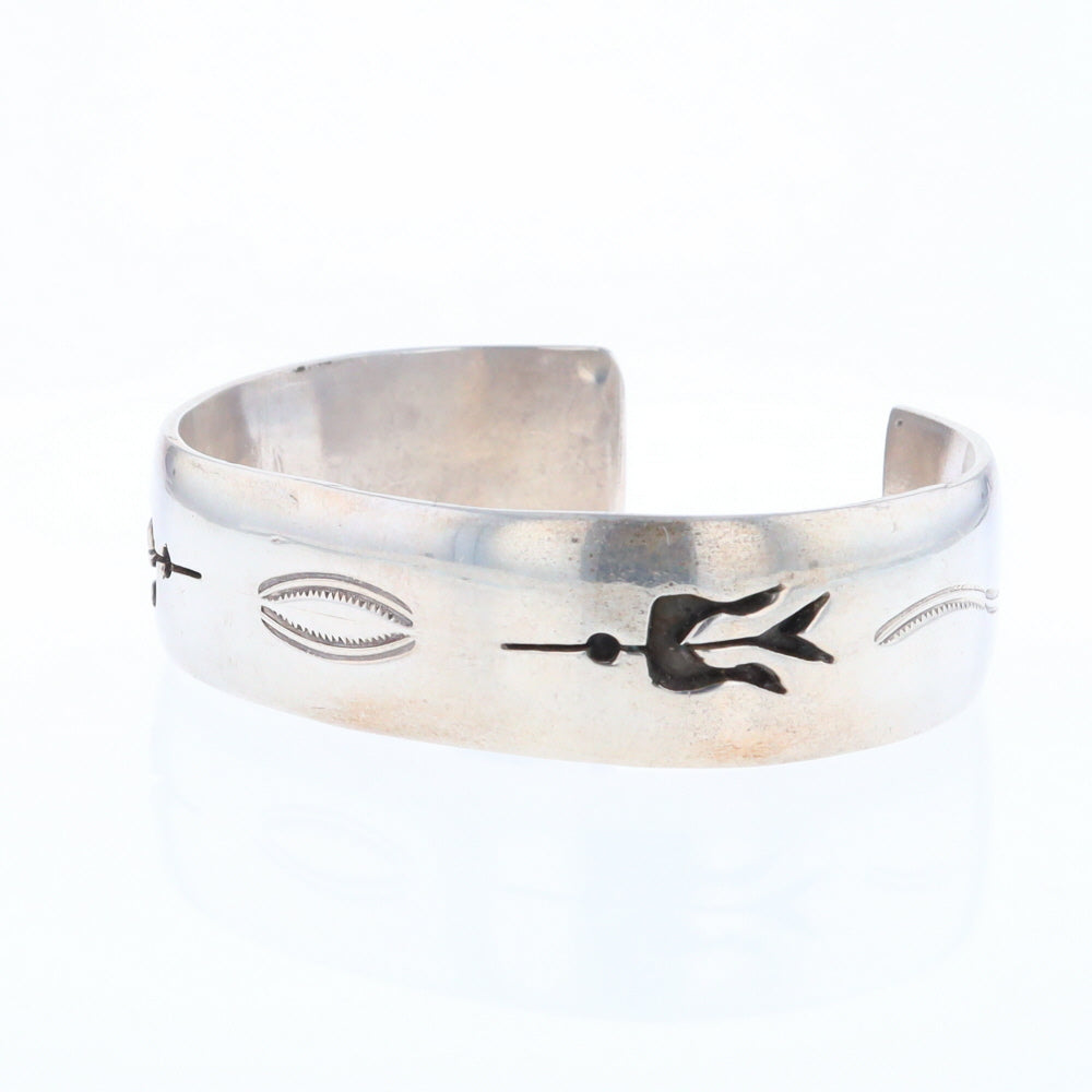 Native Silver Bird Cuff Bracelet