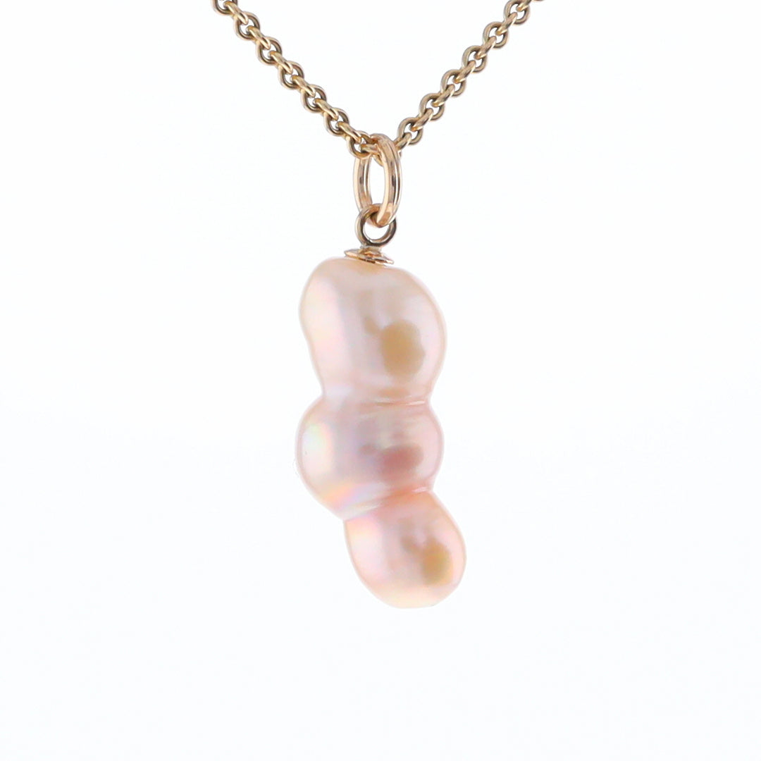 Baroque Triple Pearl Pendant