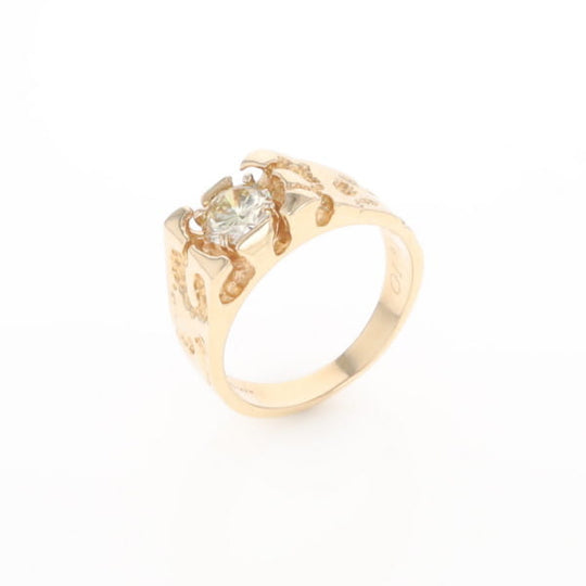 Men's Faux Nugget Style Diamond Ring