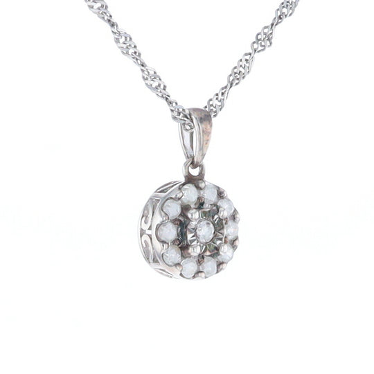 Diamond Cluster Pendant