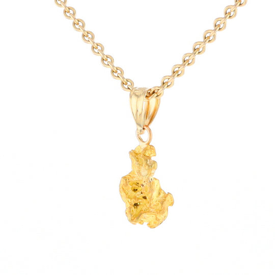 Natural Gold Nugget Pendant