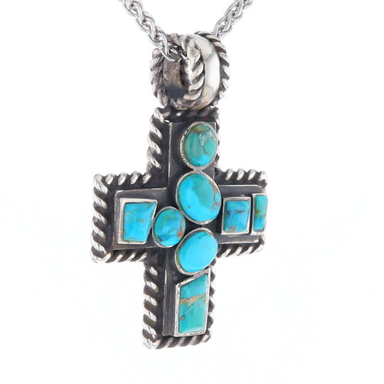 Turquoise Cross Pendant