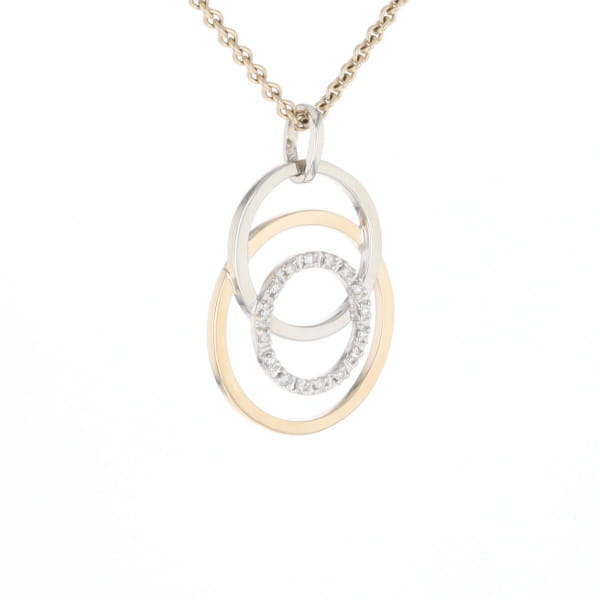 Two-Tone Interlocking Pendant