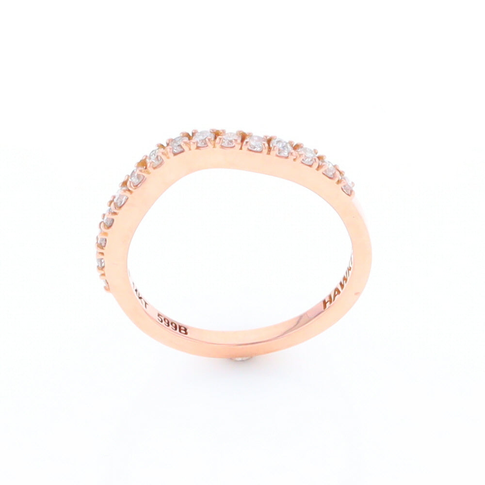 Rose Gold Diamond Wedding Band