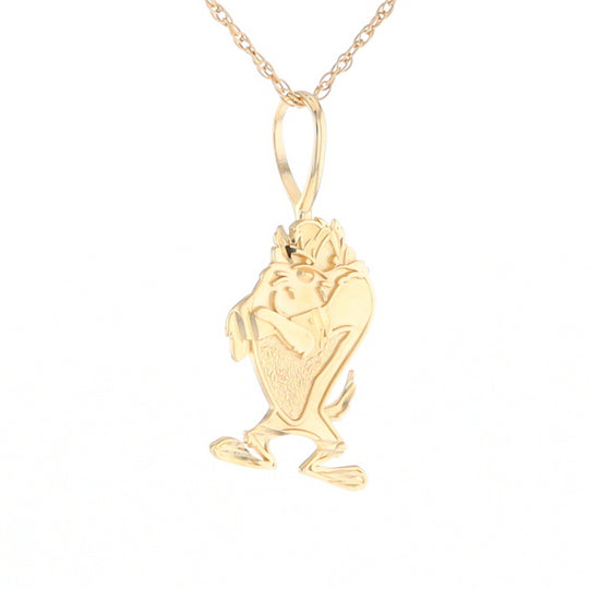 Gold Tasmanian Devil Charm