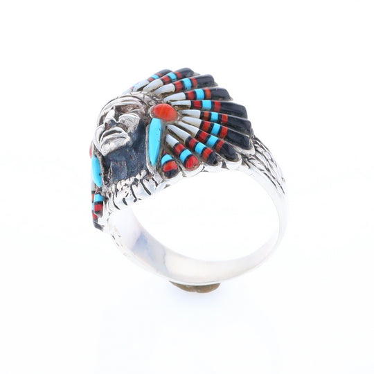 Native American Head Dress Ring