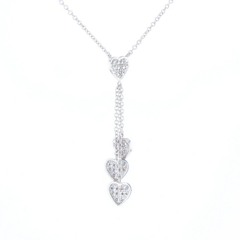 14K Triple Heart Necklace