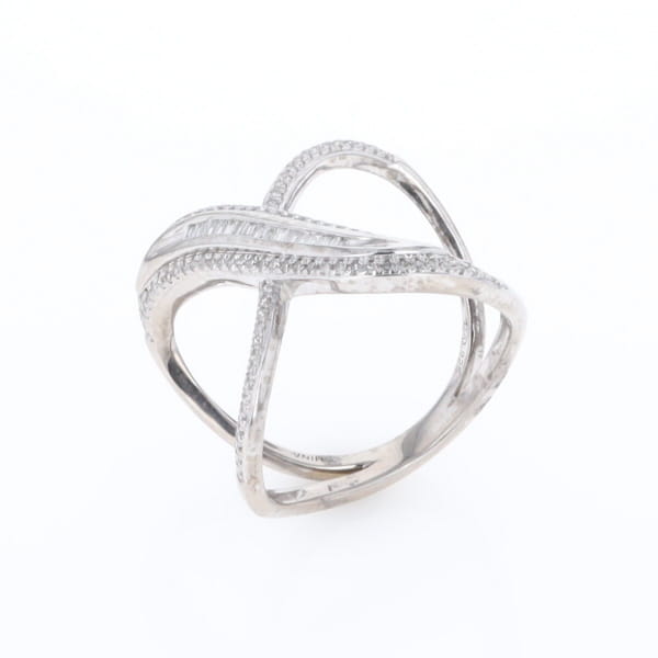 Dramatic Bypass Diamond Ring