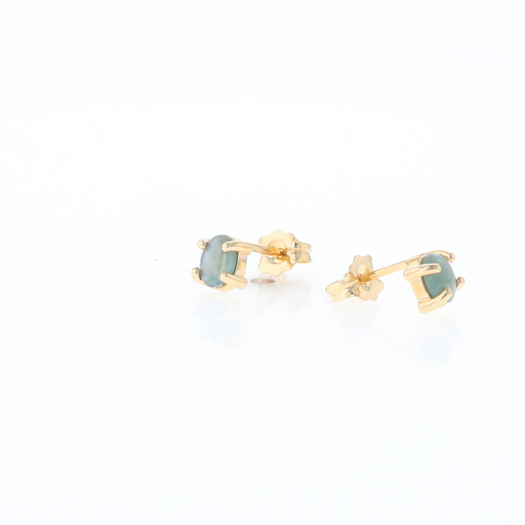 Cat's Eye Alexandrite Studs