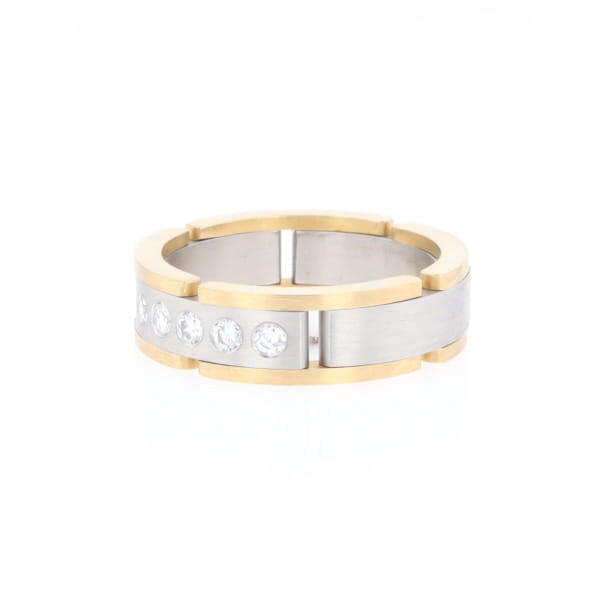 Moveable Men's 5 Diamond Ring