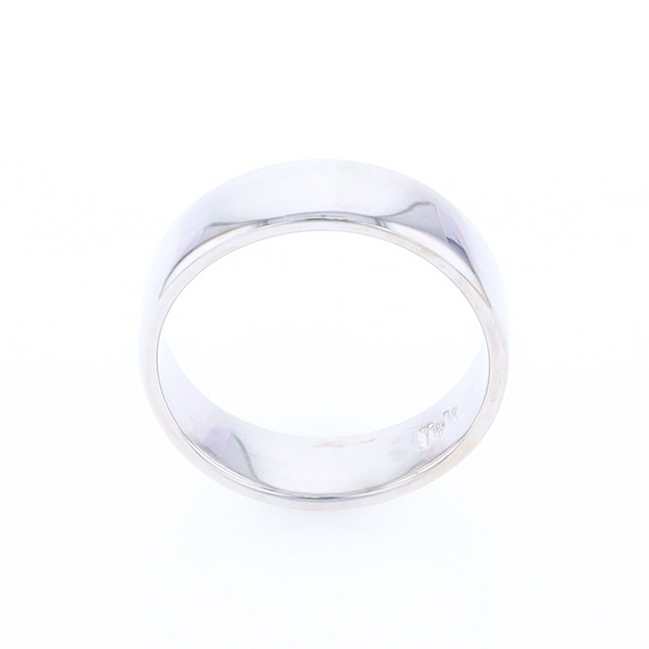 White Gold Wedding Band