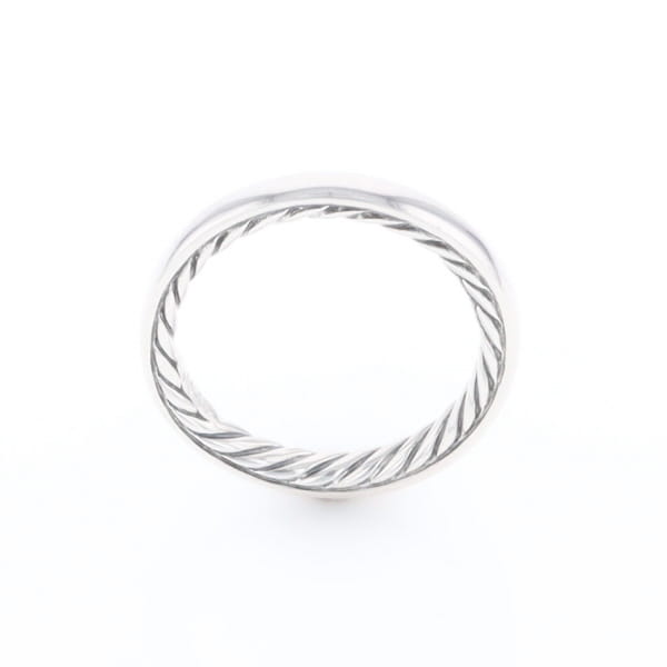 Sterling Silver Rope Decal Band