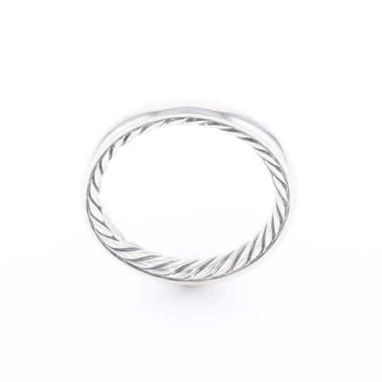 Sterling Silver Rope Decal Band