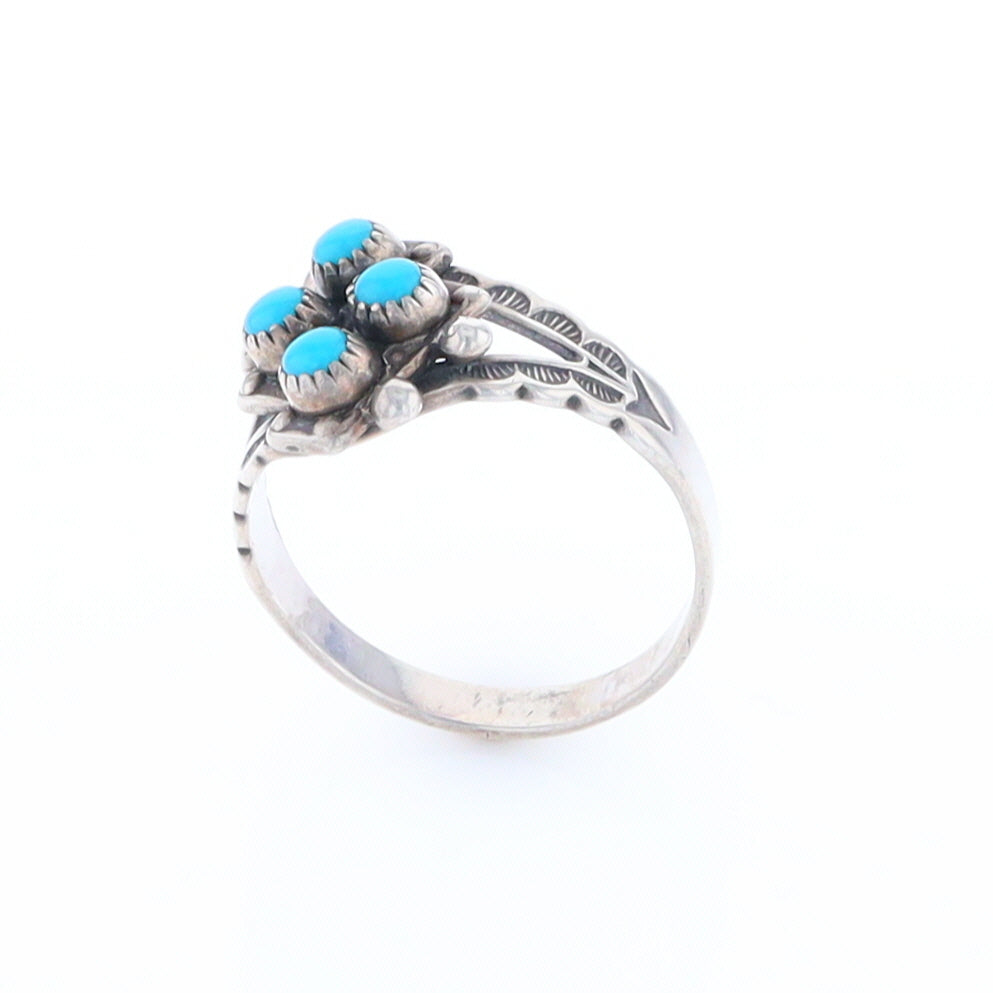 Native Four Stone Turquoise Ring