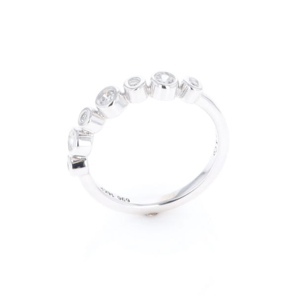 7-Stone Bezel Set Diamond ring