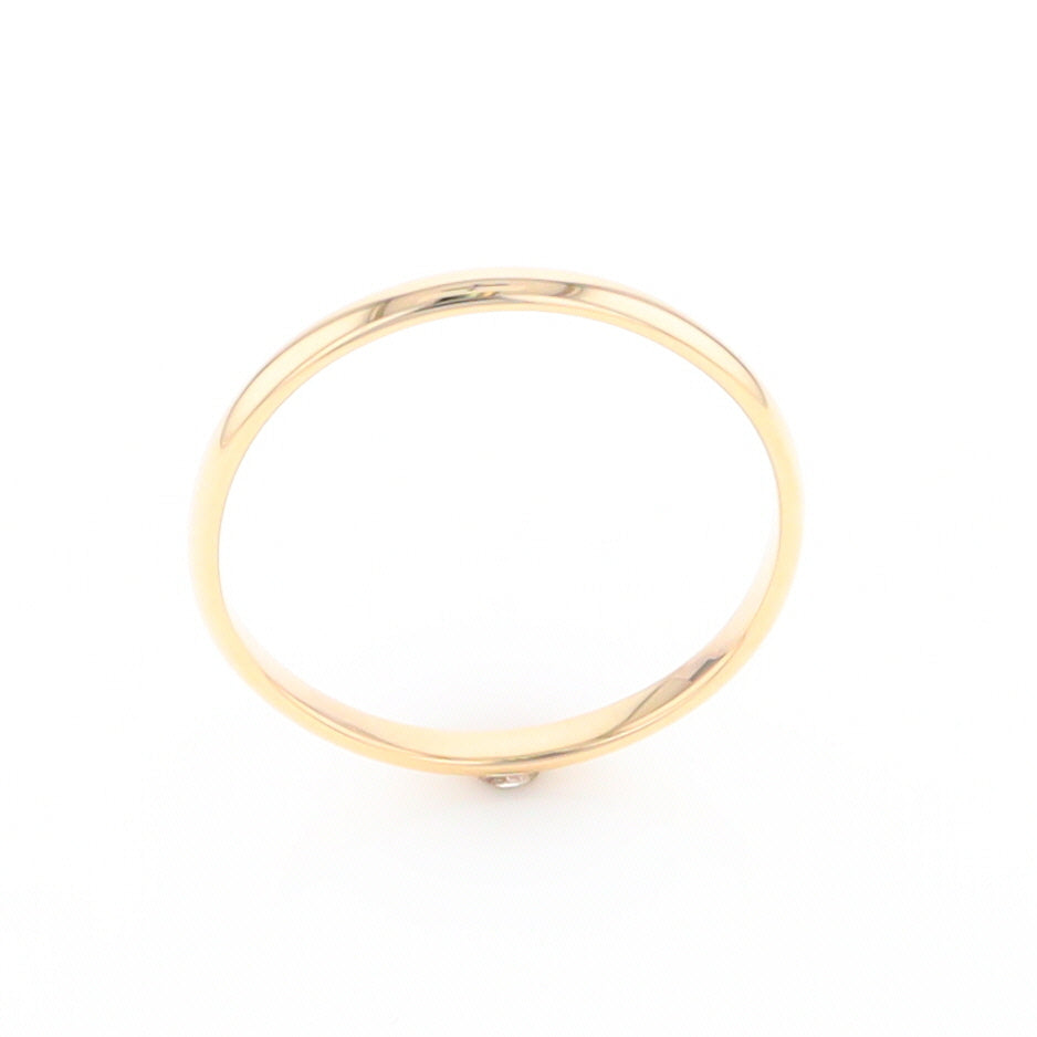 Thin Gold Wedding Band