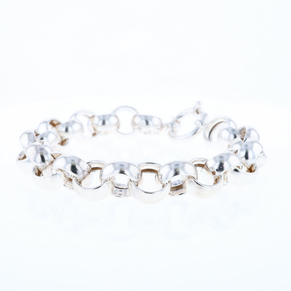 Silver Rolo Link Bracelet