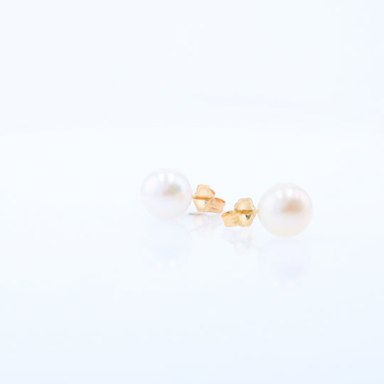 Pearl Stud Earrings