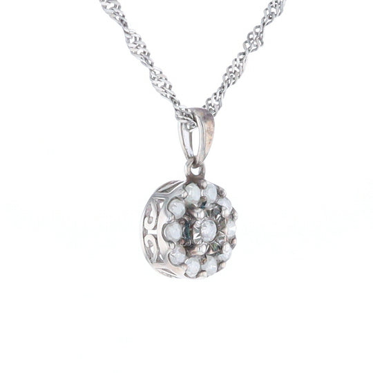 Diamond Cluster Pendant