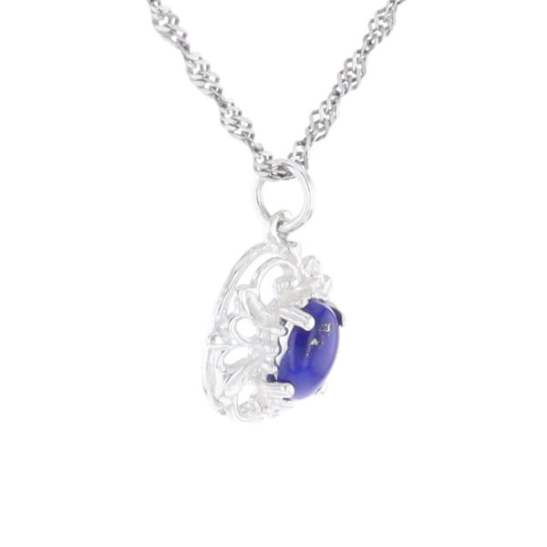 Silver Lapis Lazuli Pendant