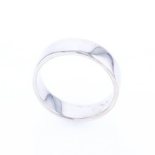 White Gold Wedding Band