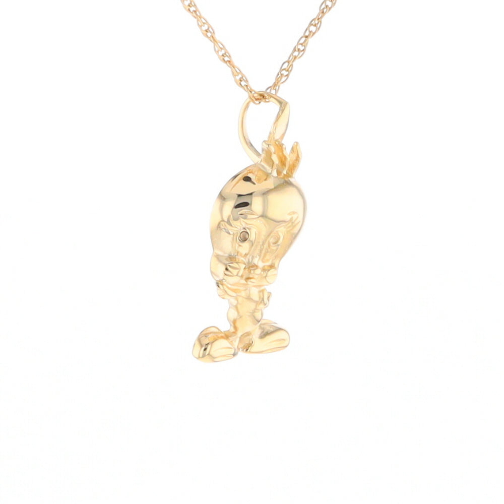 Gold Tweety Bird Pendant