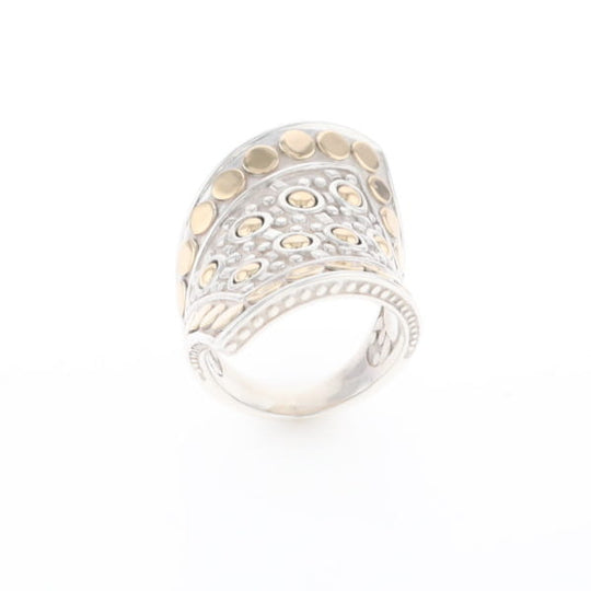 John Hardy Two-Tone Curved Ring