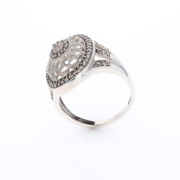 Open Work Filigree Design Ring