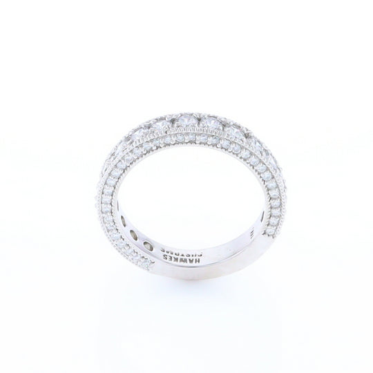 Diamond Encrusted Wedding Band