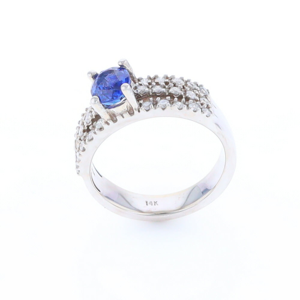 Sapphire Triple Band Ring