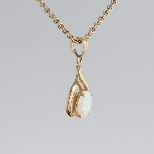 Swirl Opal Pendant
