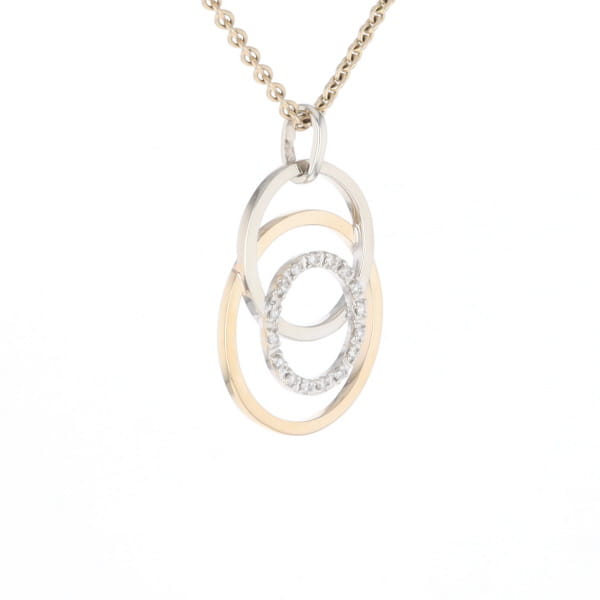 Two-Tone Interlocking Pendant