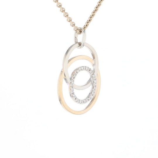 Two-Tone Interlocking Pendant