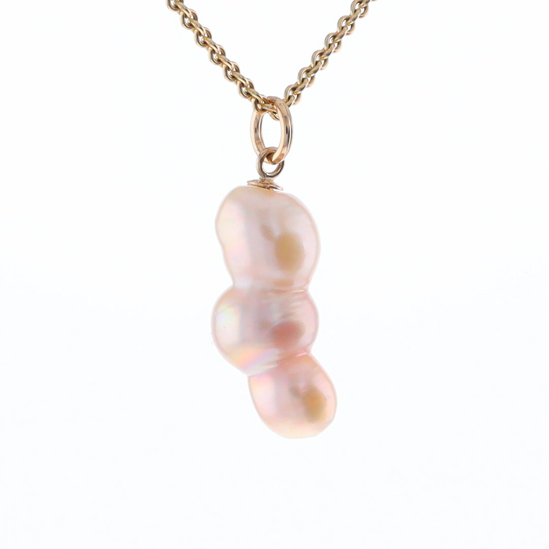 Baroque Triple Pearl Pendant