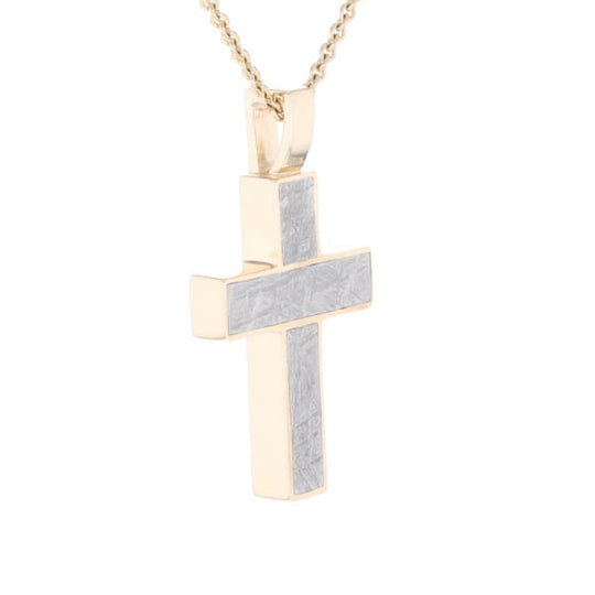 Meteorite Cross Pendant