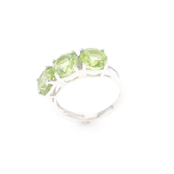 Triple Peridot Ring