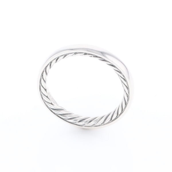 Sterling Silver Rope Decal Band