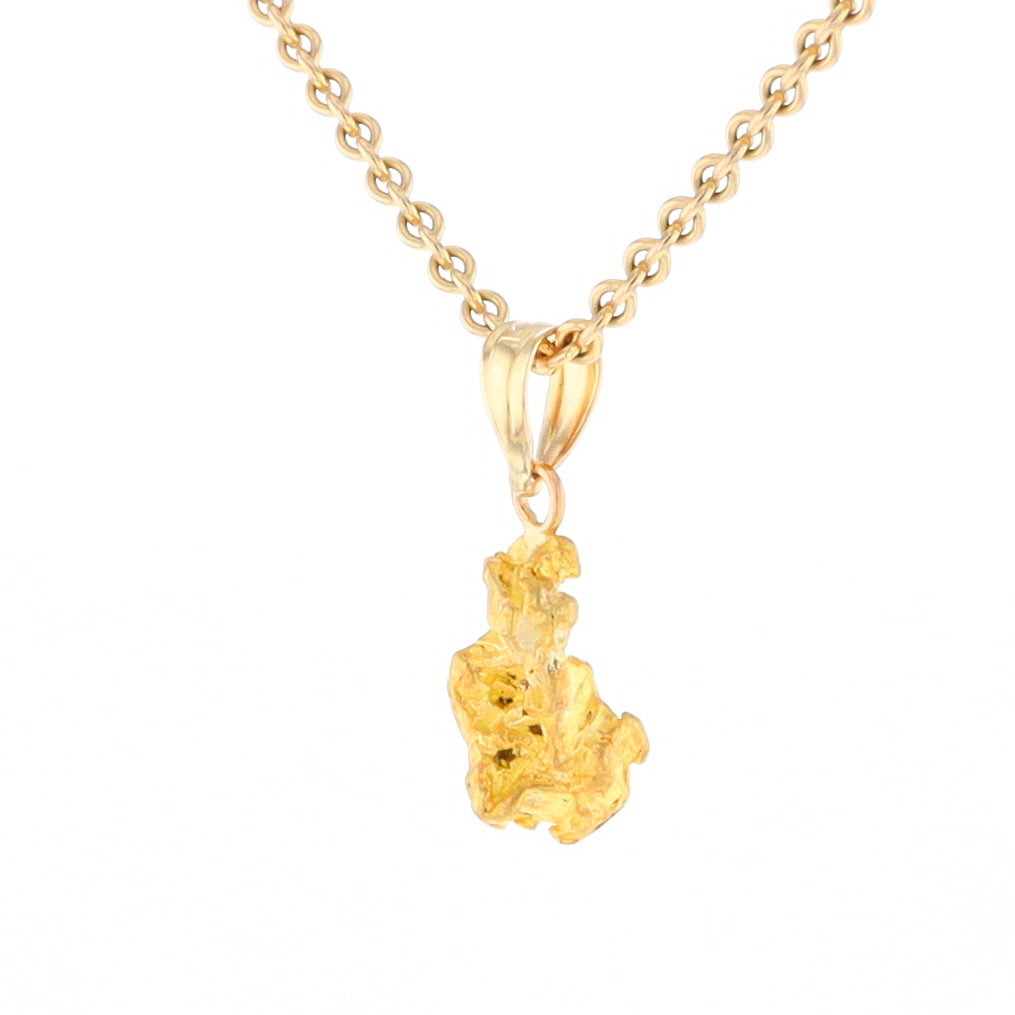 Natural Gold Nugget Pendant